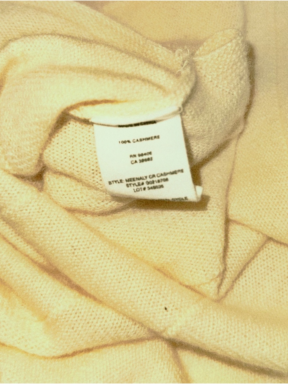 100% Cashmere • Theory • White Chocolate Biscotti • Quiet Luxury Vest - Picture 6 of 9
